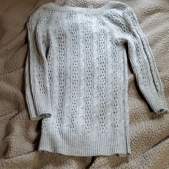 Glittery Grey Knitted Sweater - Picture 4 of 6